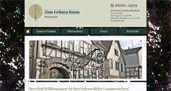 Desktop Screenshot of gruenerbaum-michelstadt.com